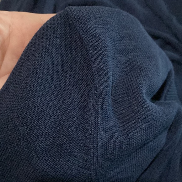 ❌SOLD❌A.L.C. Lila Open Crisscross Back Navy Blue Knit Sweater💙💙💙 - Picture 8 of 12